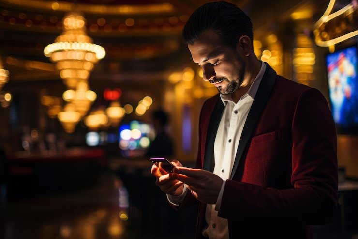 Filipino player browsing hyph casino games on a mobile phone